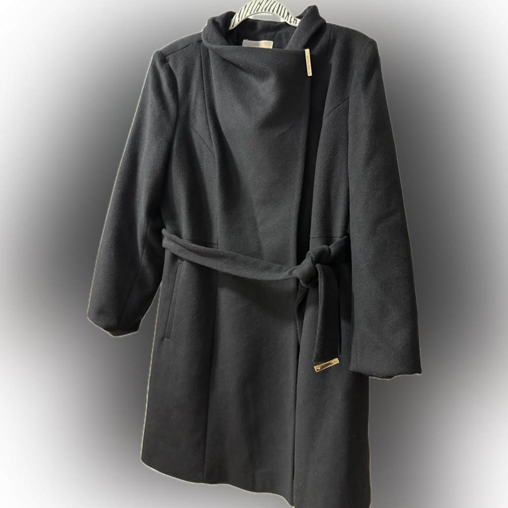 MICHAEL Michael Kors Black Trench Coat